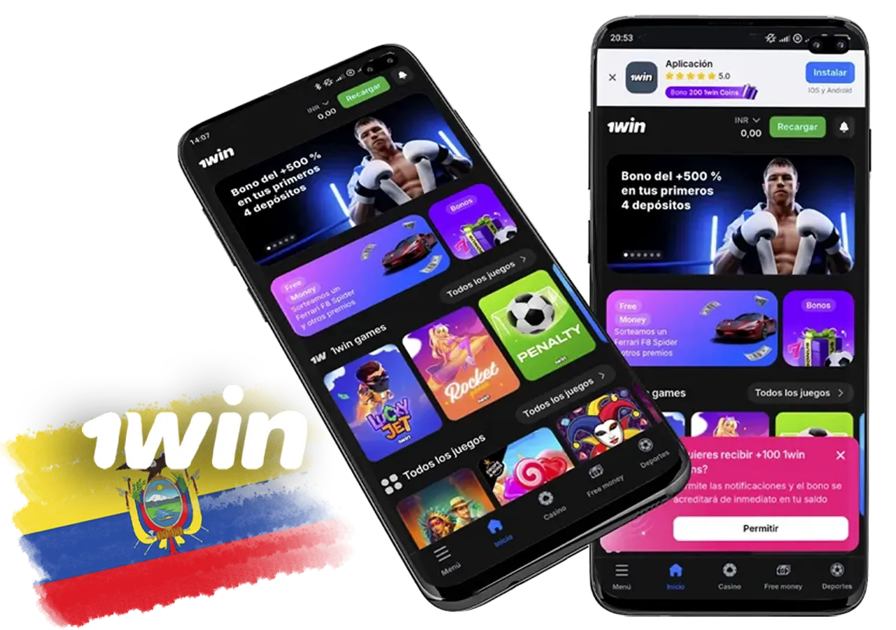 Aplicación para Android, iOS y macOS de 1win